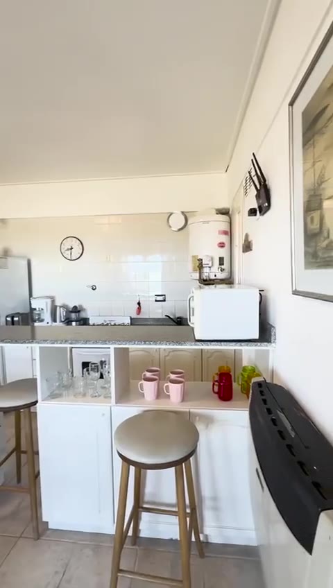 Cocina y living de Departamentos 2 y 3